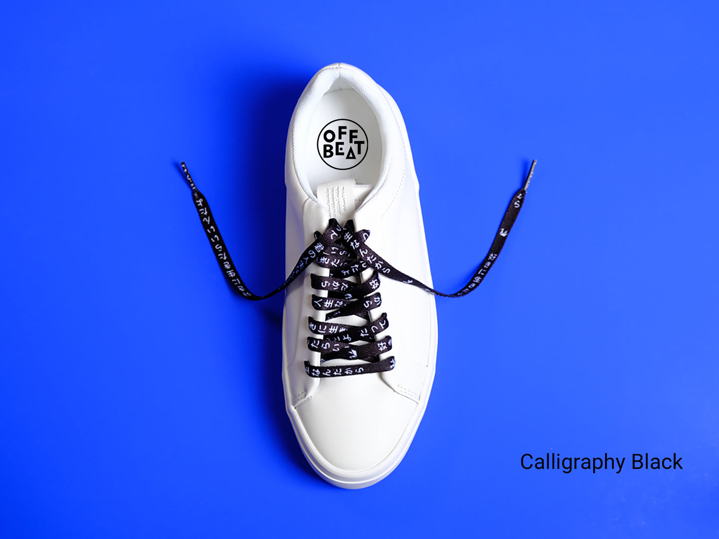 Calligraphy shoelaces