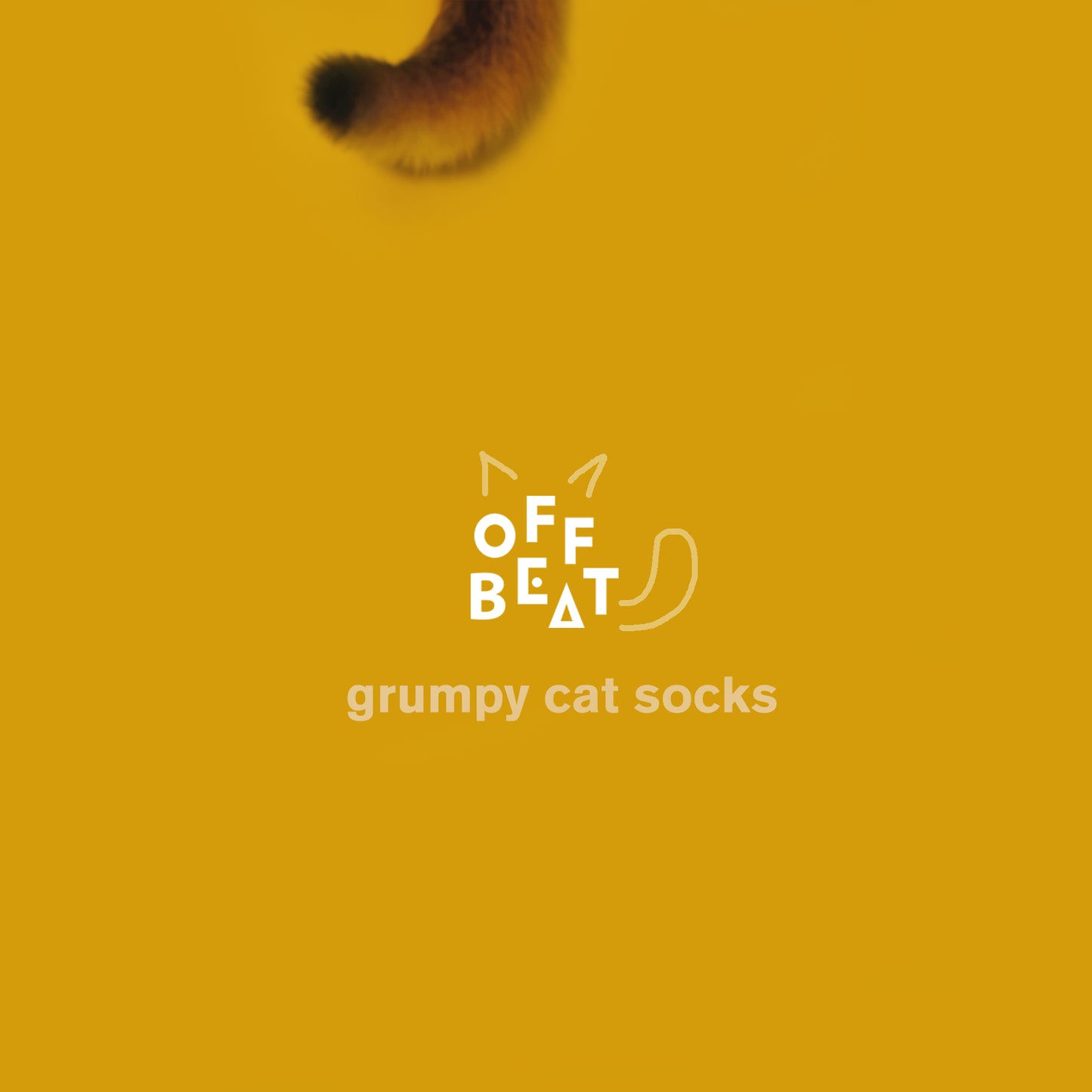 Ribbed Socks Grumpy Cat