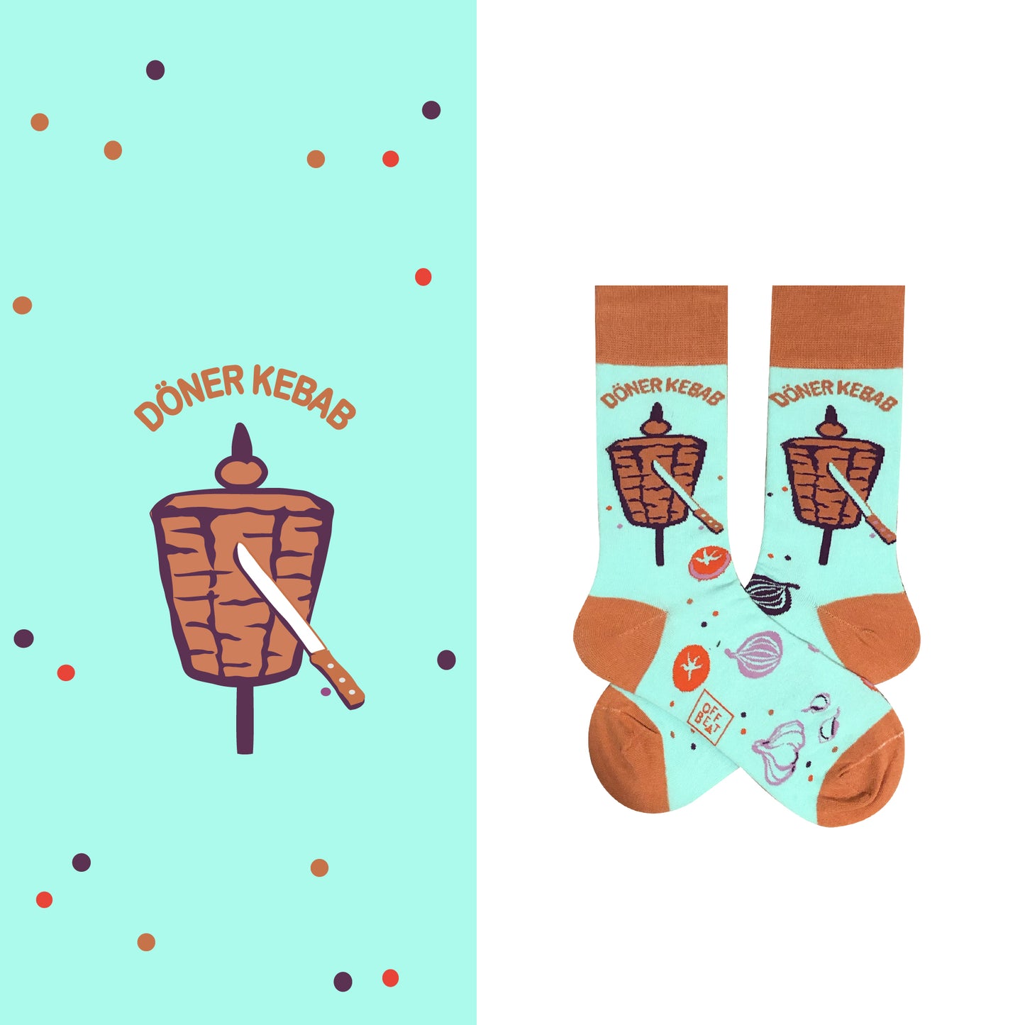 Berlin Döner Kebab socks