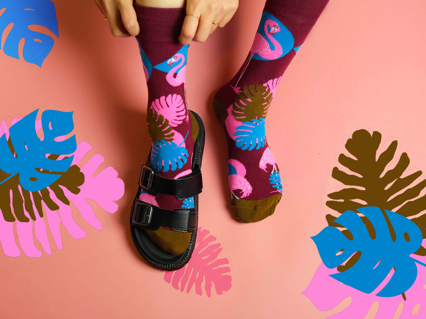 Flamingo socks