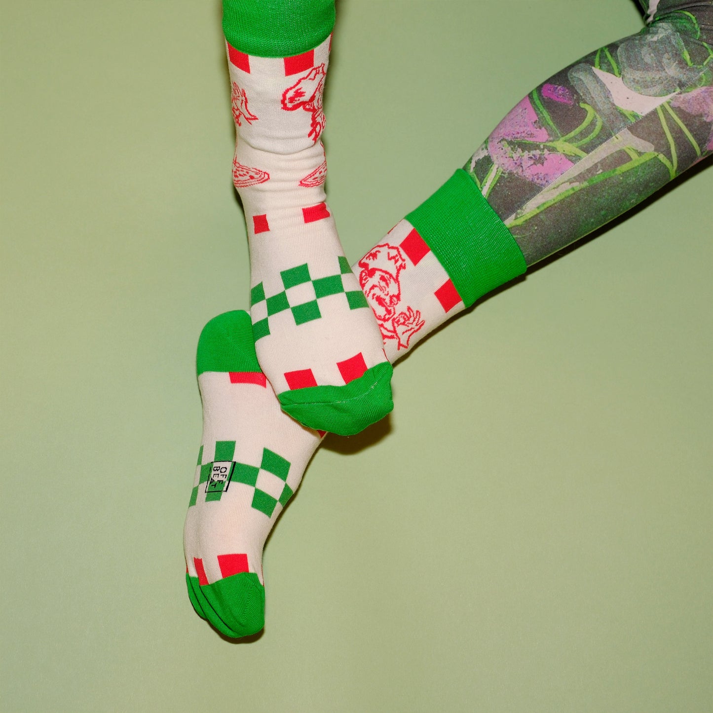 Pizza street food socks