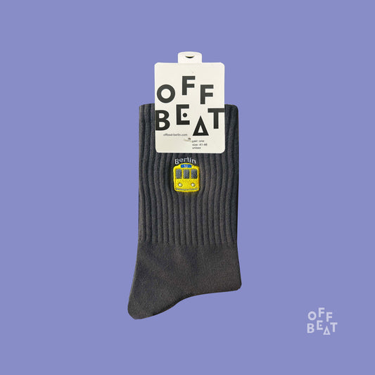 Embroidered Socks U-Bahn Subway
