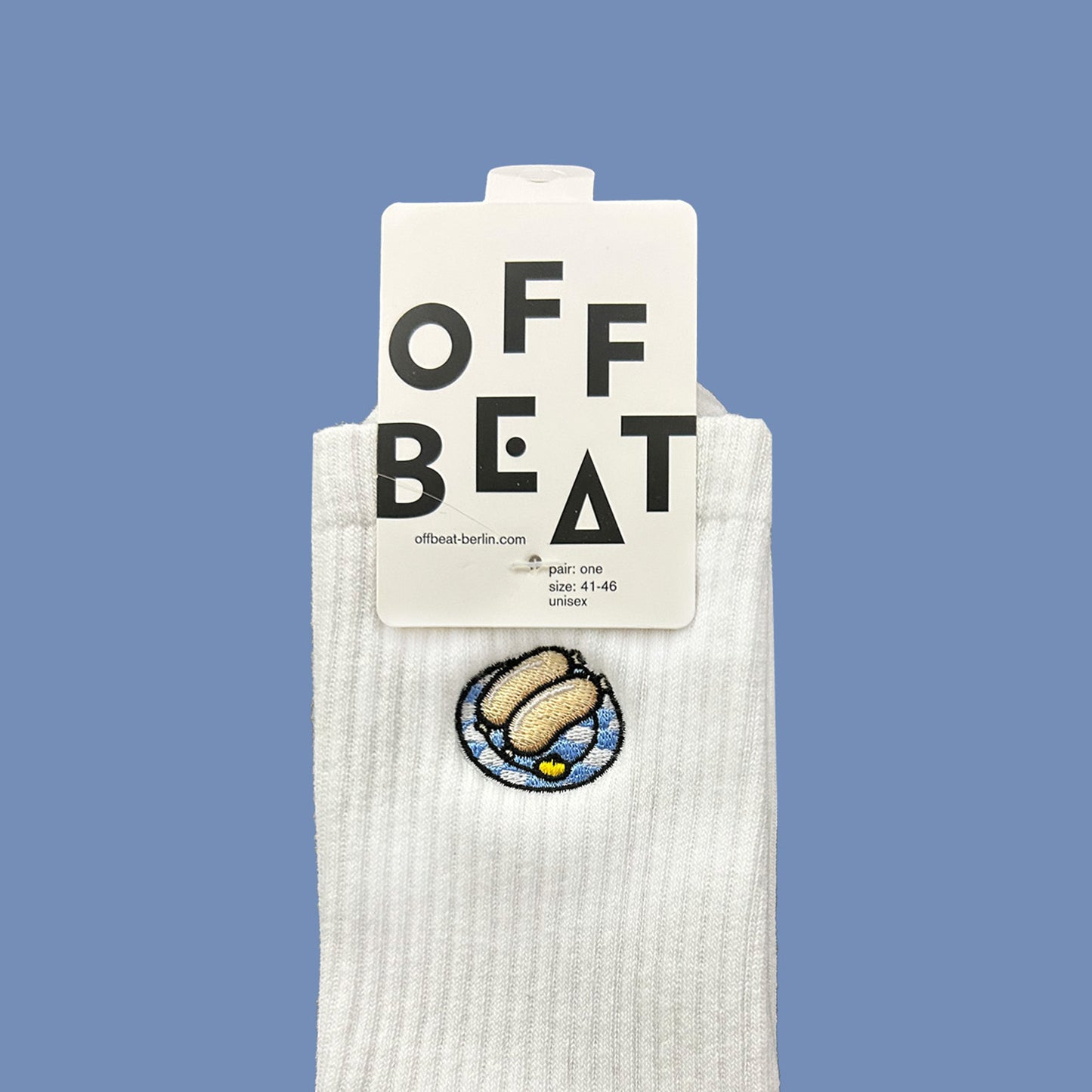 Embroidered Weisswurst socks
