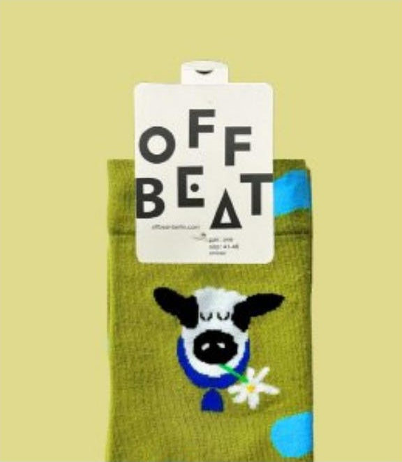 Swiss Cow socks - detail