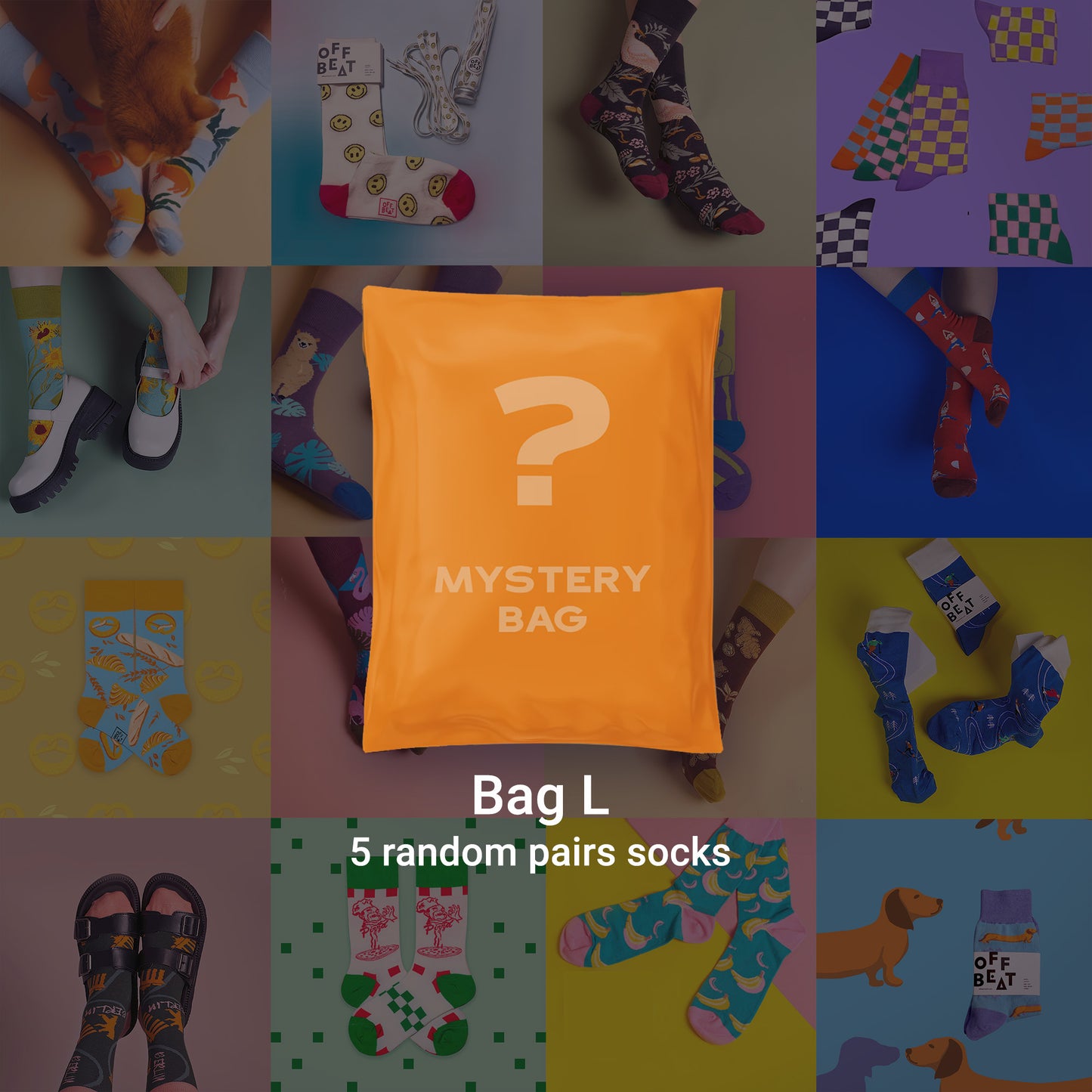 Mystery Bag Of Design Socks, Year-End Special Deal