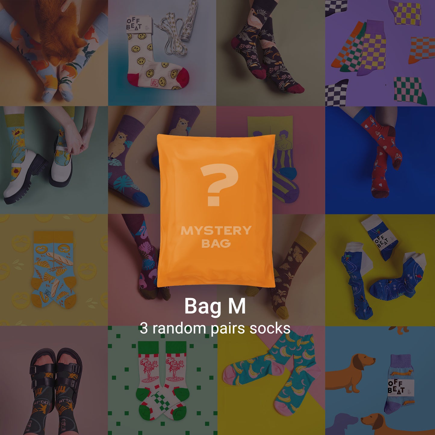 Mystery Bag Of Design Socks, Year-End Special Deal