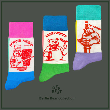 Berlin Bear eating Currywurst