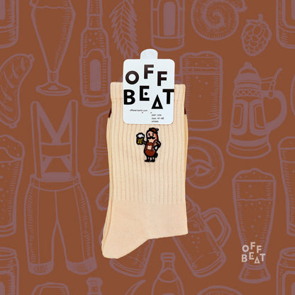 Embroidered Wurstmensch socks