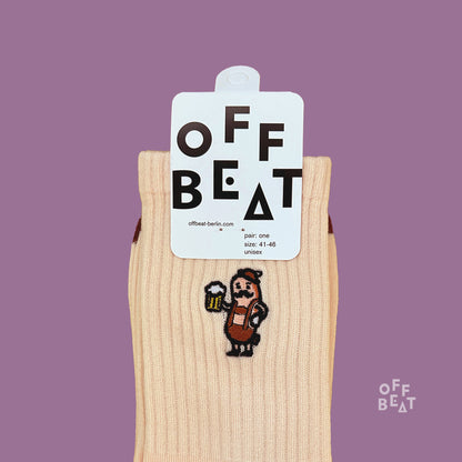 Embroidered Wurstmensch socks