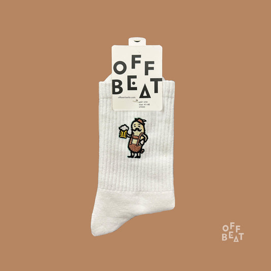 Preview I Embroidered Wurstmensch socks
