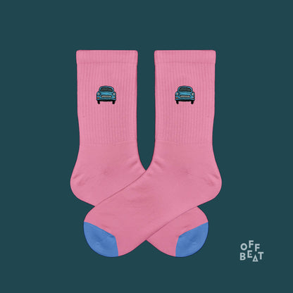 Preview I Embroidered Vintage Car socks