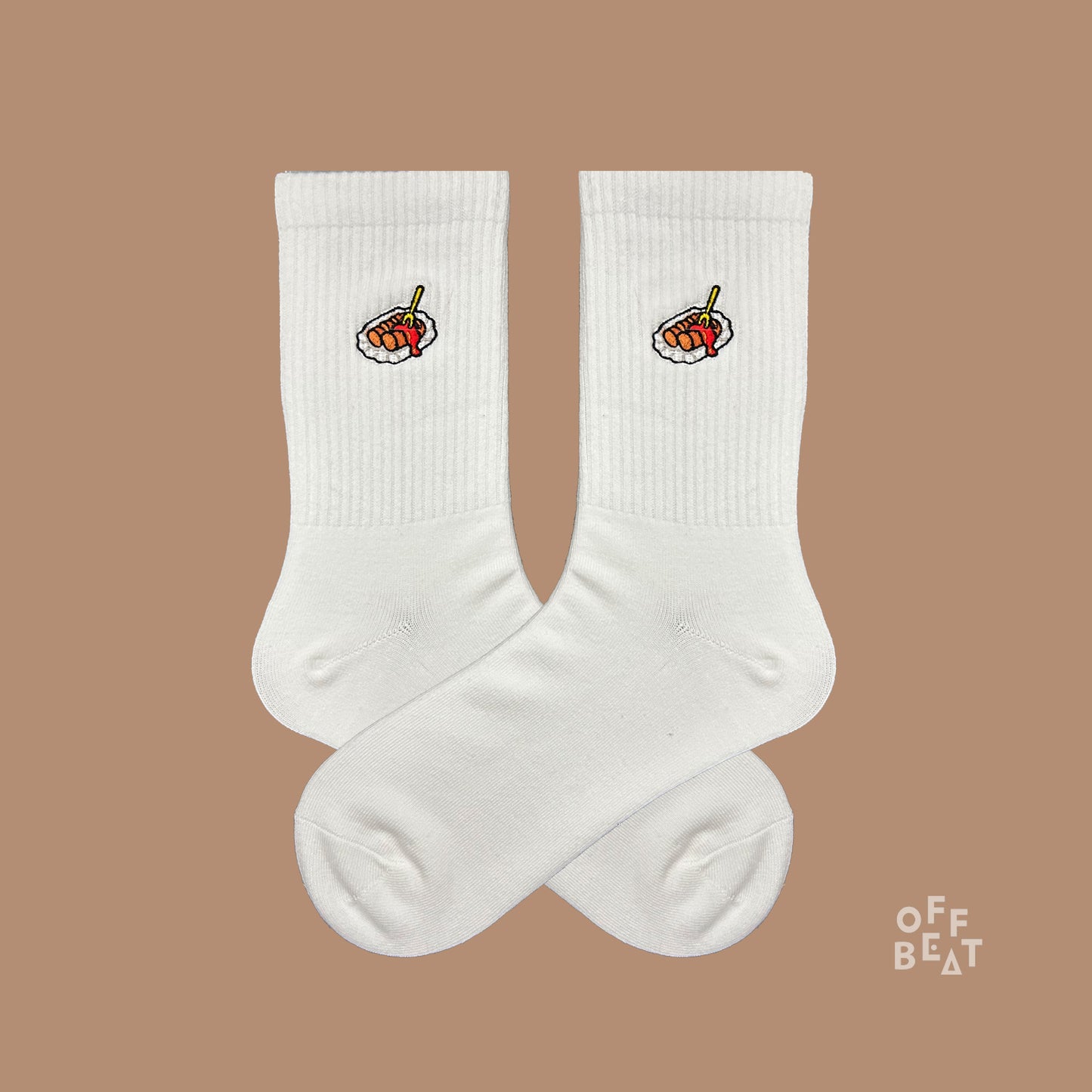Preview I Embroidered Currywurst socks I Wholesale