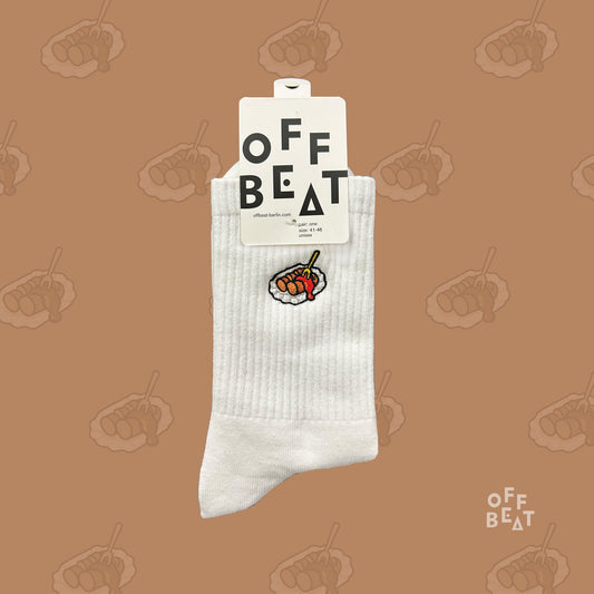 Embroidered Hamburg Currywurst socks