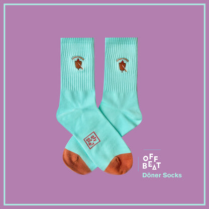 Embroidered Socks Döner Kebab