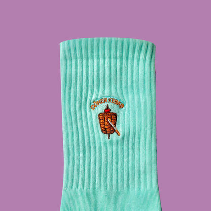 Embroidered Socks Döner Kebab