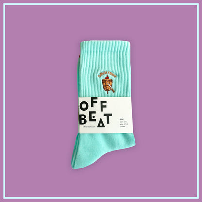 Embroidered Socks Döner Kebab