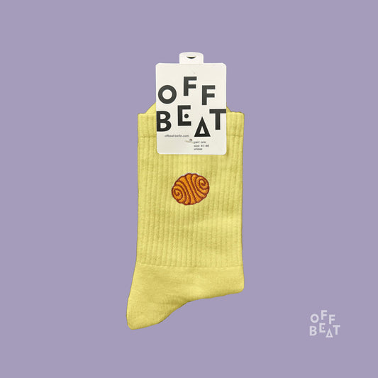 Preview I Embroidered Franzbrötchen socks