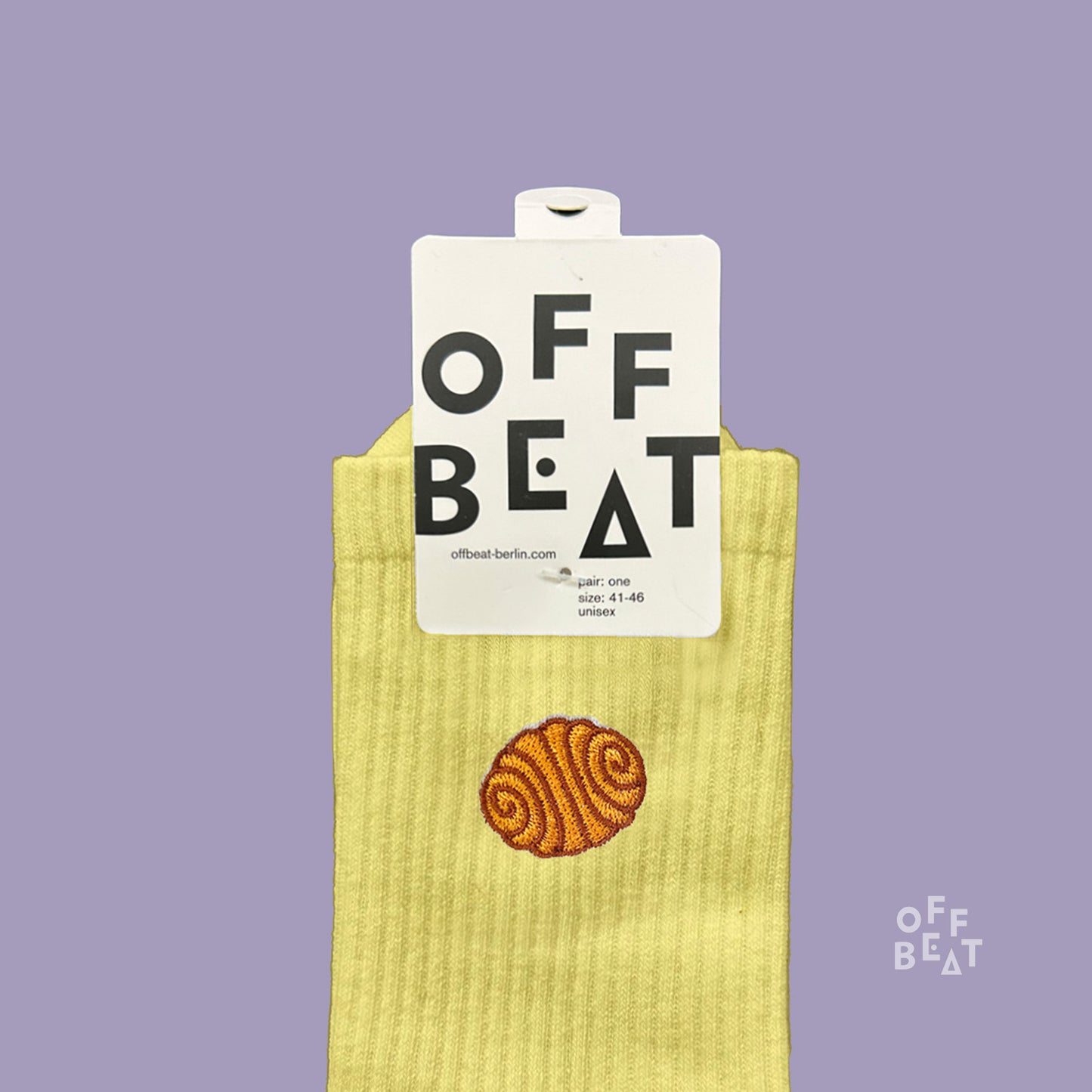 Preview I Embroidered Franzbrötchen socks