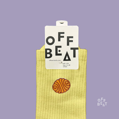 Preview I Embroidered Franzbrötchen socks