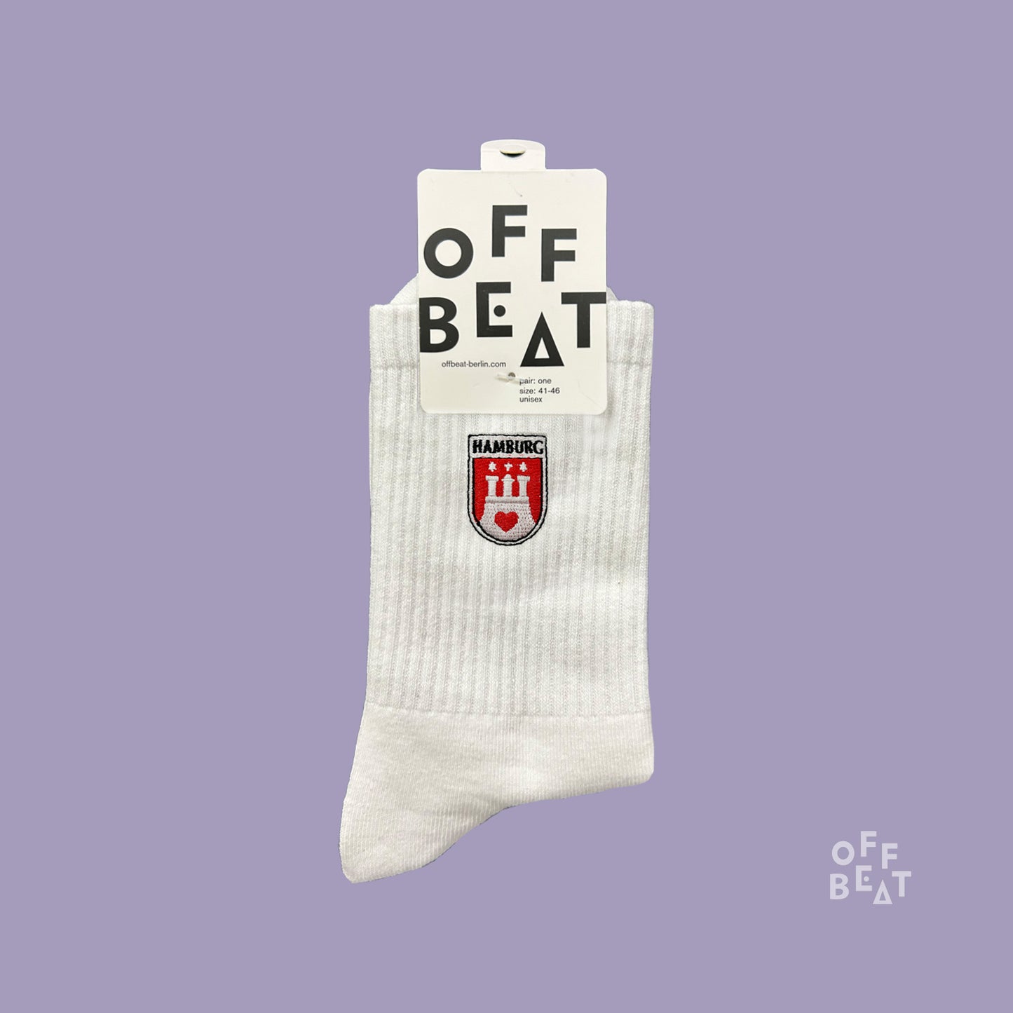 Preview I Embroidered Hamburg-Symbol socks I Wholesale