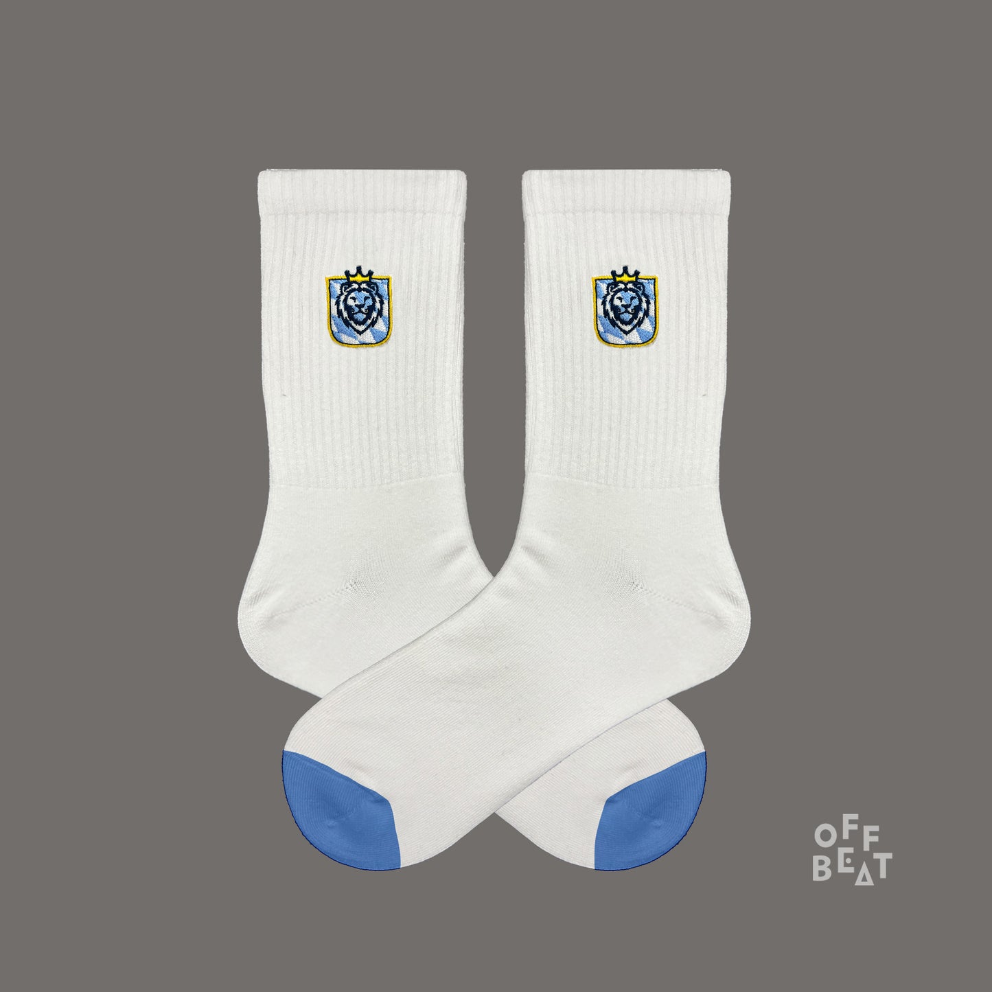 Embroidered Bayerische Löwe socks