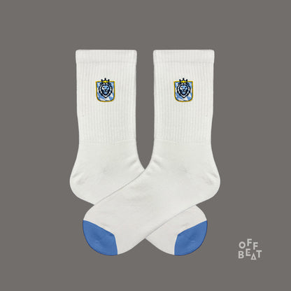 Embroidered Bayerische Löwe socks