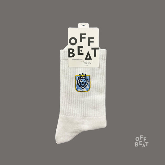 Embroidered Bayerische Löwe socks