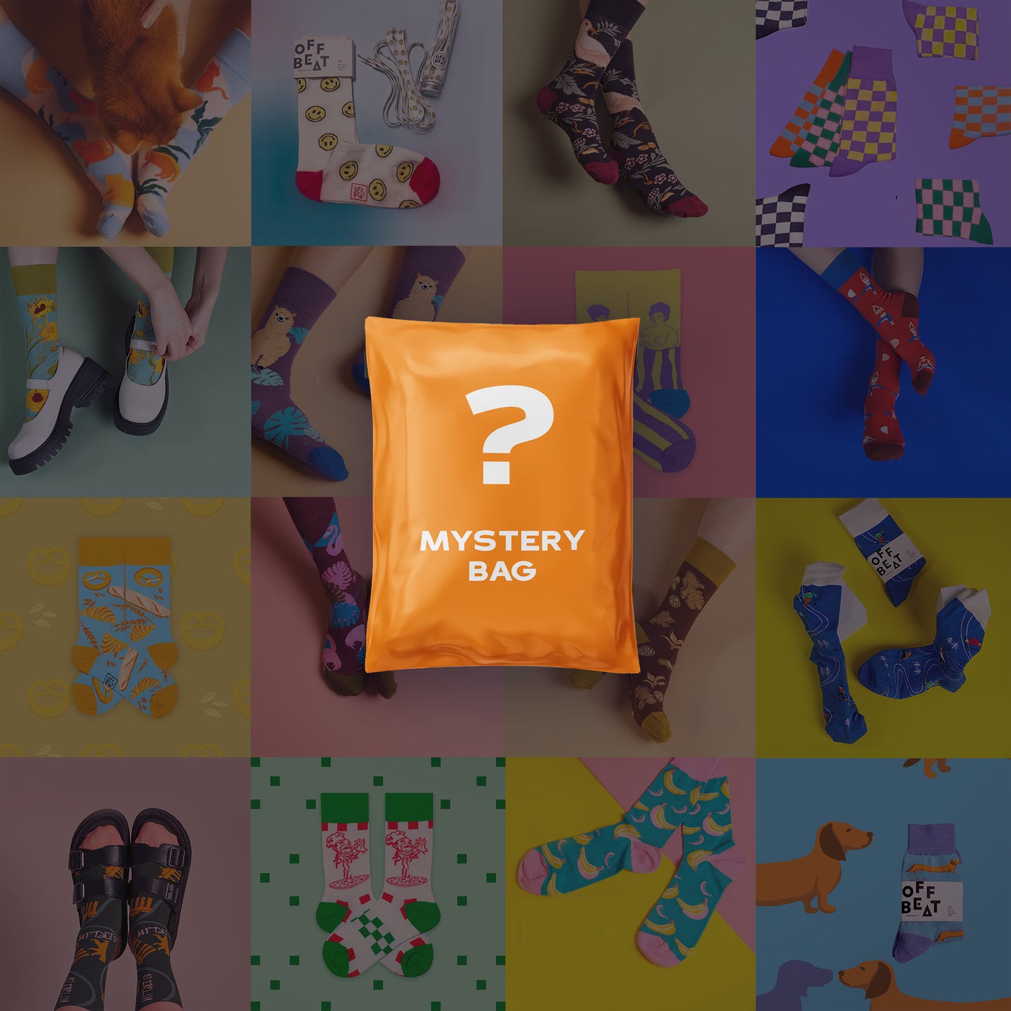 Mystery Bag Of Design Socks, Year-End Special Deal