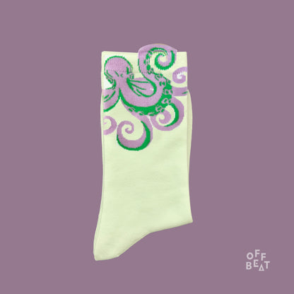 Pop-out octopus socks