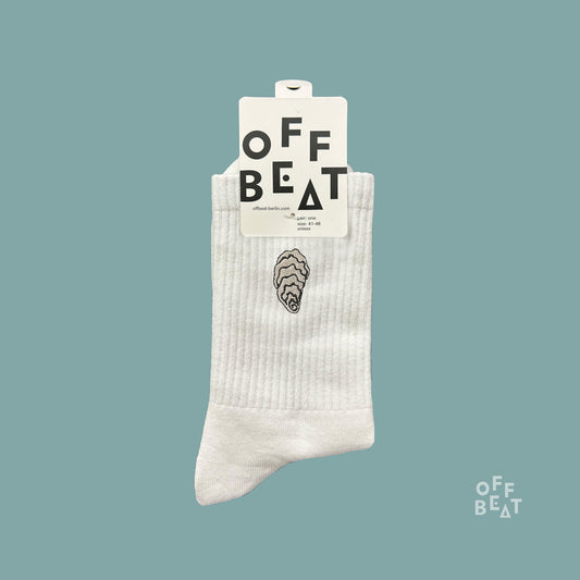 Preview I Embroidered Oyster socks