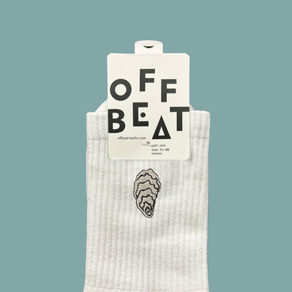 Preview I Embroidered Oyster socks