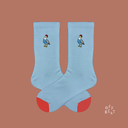 Preview I Embroidered Seagull socks