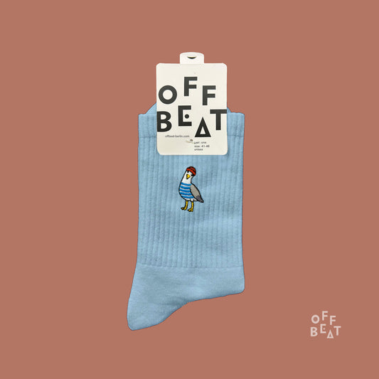 Preview I Embroidered Seagull socks