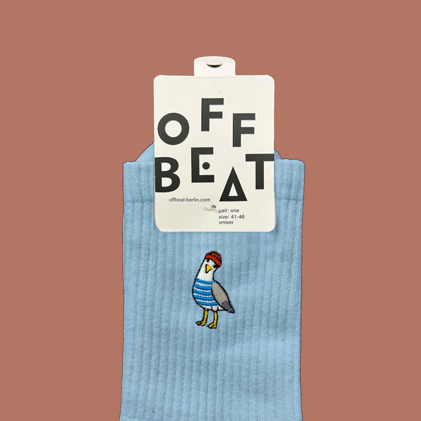 Preview I Embroidered Seagull socks