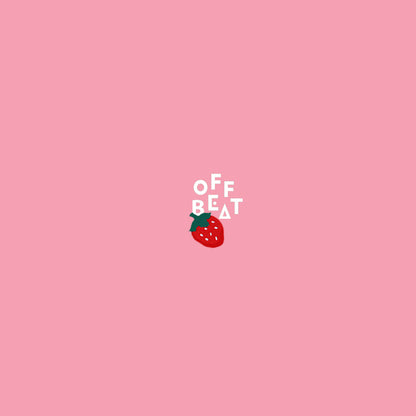 Strawberry sport socks, white