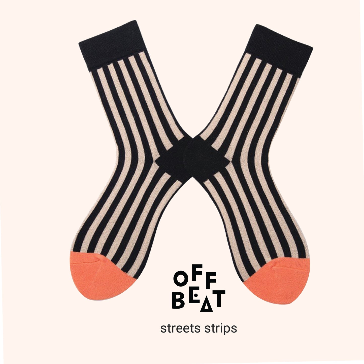 Classic black stripe socks