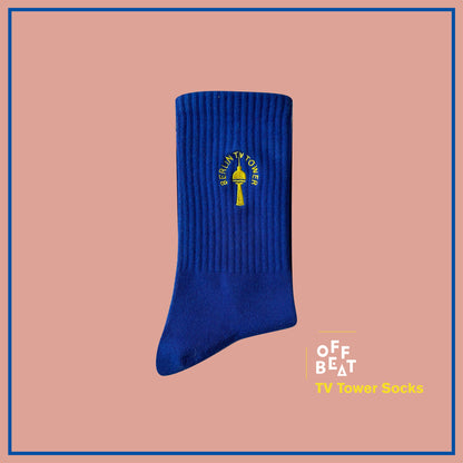 Embroidered Socks TV Tower