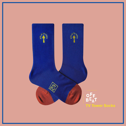 Embroidered Socks TV Tower