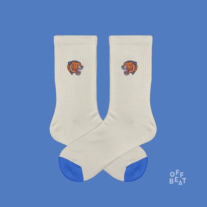 Preview I Embroidered tiger-head socks