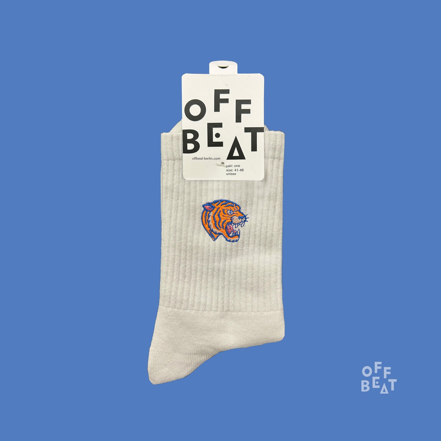 Preview I Embroidered tiger-head socks