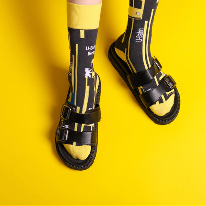 Berlin U-Bahn Subway socks