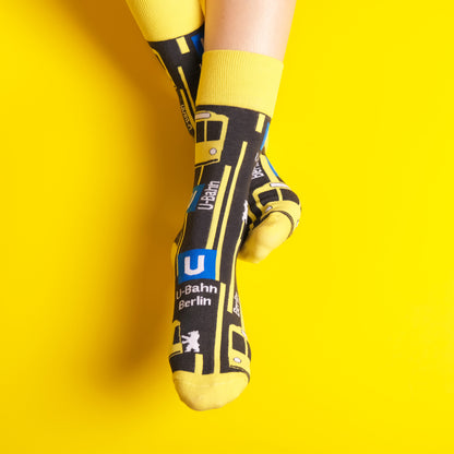 Berlin U-Bahn Subway socks
