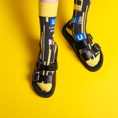 Berlin U-Bahn Subway socks