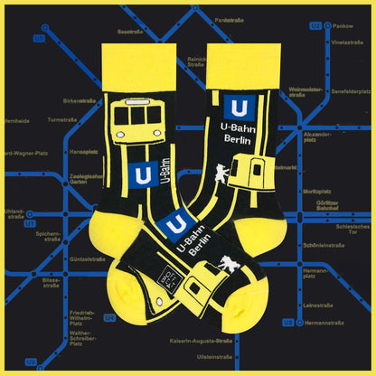 Berlin U-Bahn Subway socks
