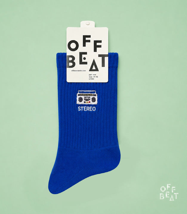 Embroidered Boombox socks - view 1