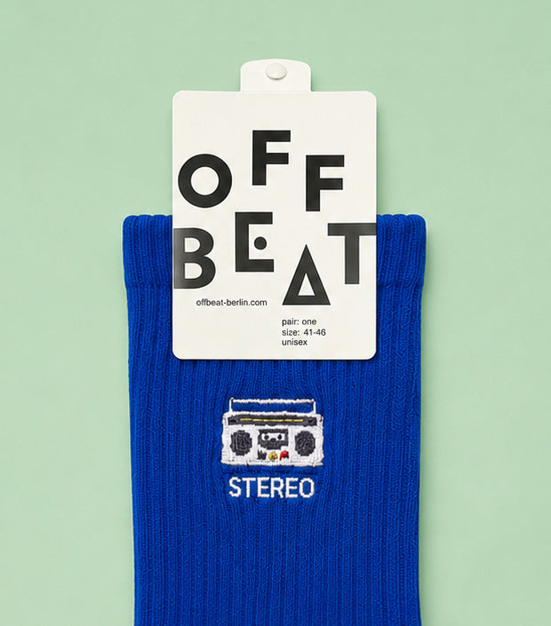 Embroidered Boombox socks - view 2