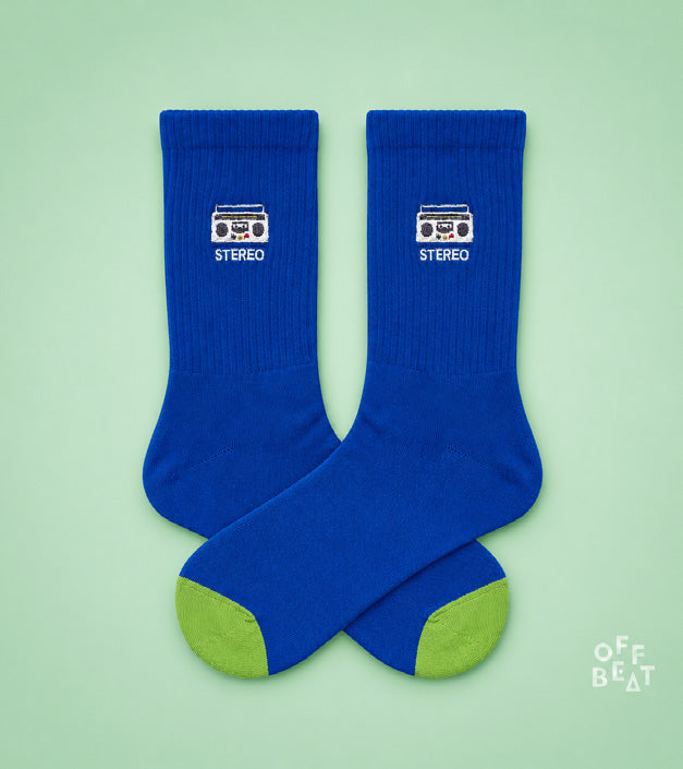 Embroidered Boombox socks - view 3