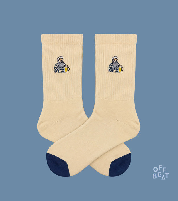 Embroidered Sailor socks - view 3