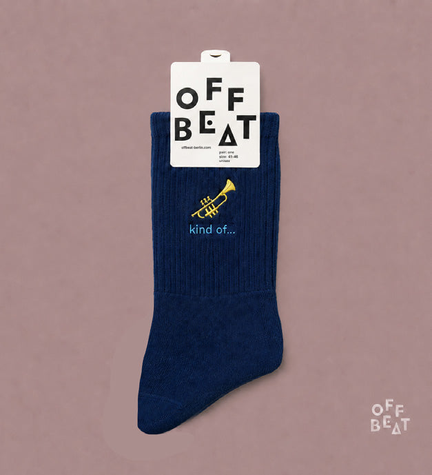 Embroidered Trumpet socks - view 1