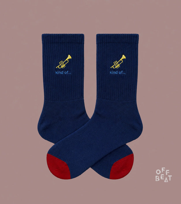 Embroidered Trumpet socks - view 3